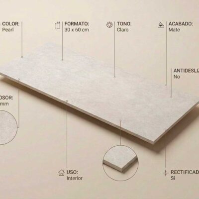 Azulejo porcelánico Pursue Pearl