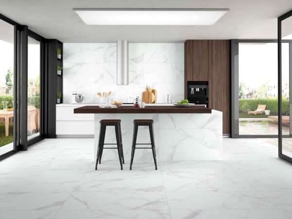 Porcelánico Purity White 100x100 cm SAT Rect
