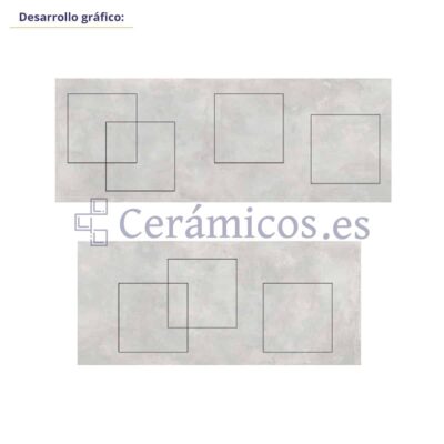 Suelo porcelánico Autore efecto cemento blanco 75x75 cm C3