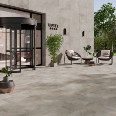 Porcelánico Plus Amstel Cemento 60×60 cm MT 20 mm Rect Antid Inout