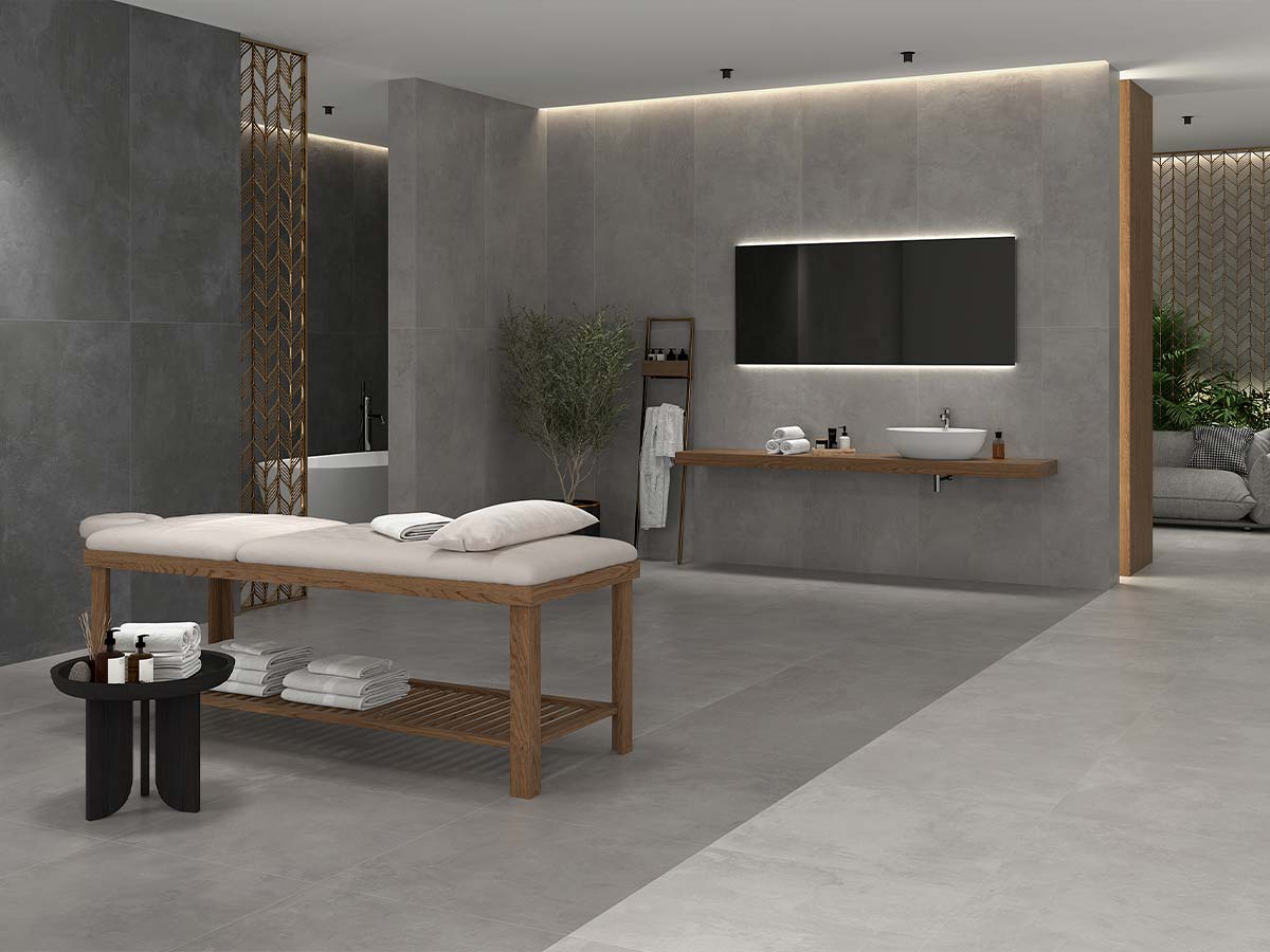 Porcelánico Elementi Graphite 60×60 cm MT Inout