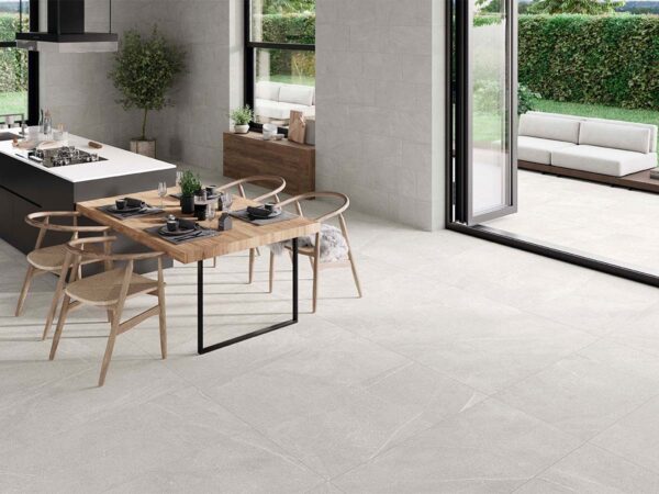 Porcelánico Bellevue White 60x60 cm MT Rect Inout