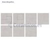 Azulejo Bled efecto cemento gris 60x60 cm