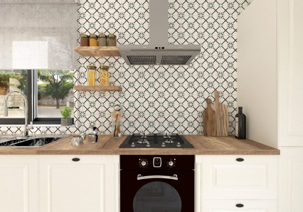 Porcelánico Alba Verde 22,5 x 22,5 cm MT