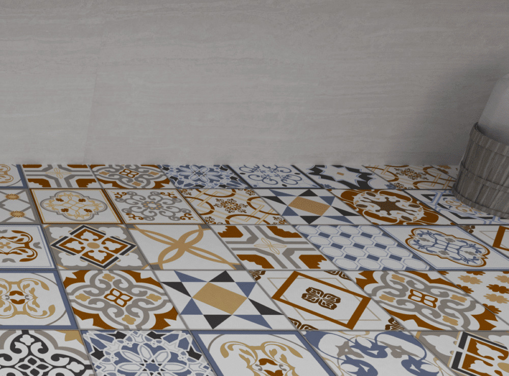 Porcelánico Goya mix 22,5 x 22,5 cm MT