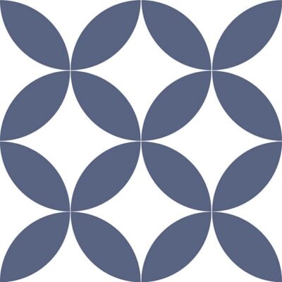 Azulejo Porcelánico Tokio Azul Imitación Hidráulico