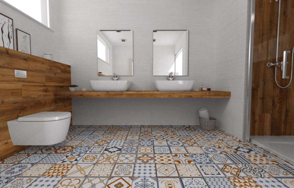 suelos hidraulicos baño goya