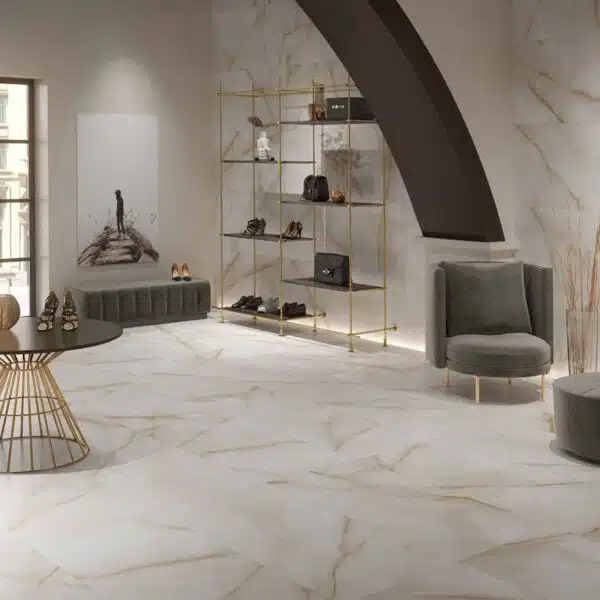 suelo porcelanico imitacion marmol beige Baltra Ivory 60x60 cm
