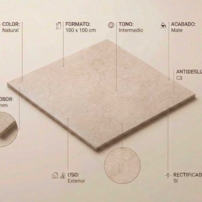 Un azulejo porcelánico Aren