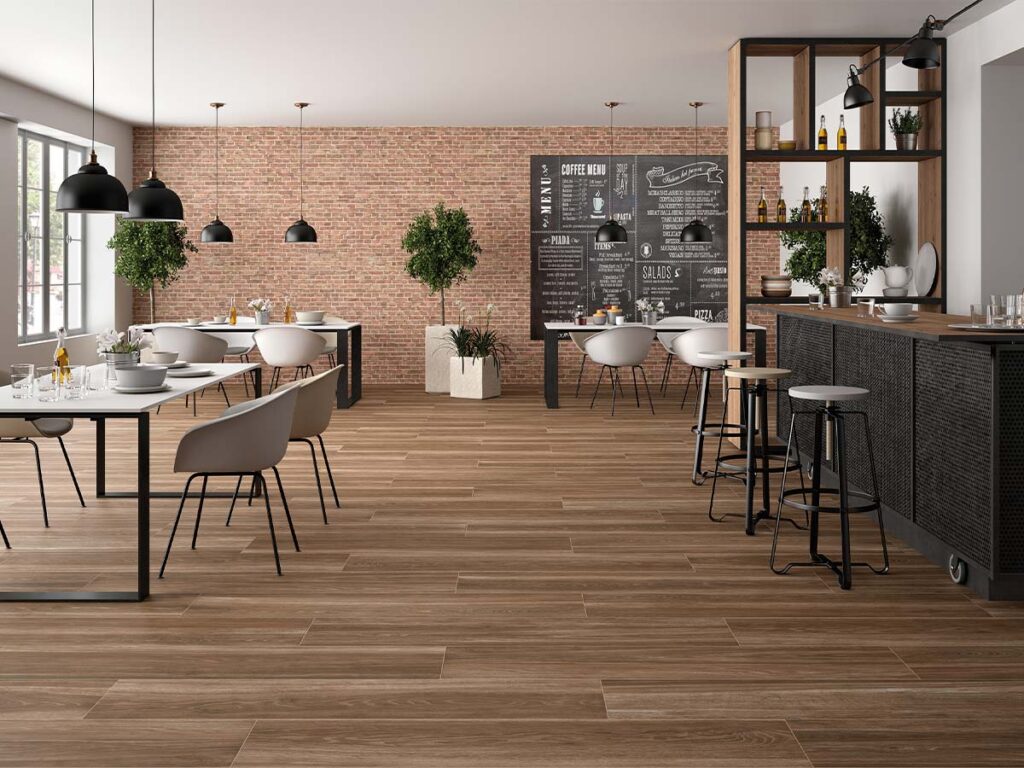 suelo porcelanico imitacion madera oscuro kimberley nogal