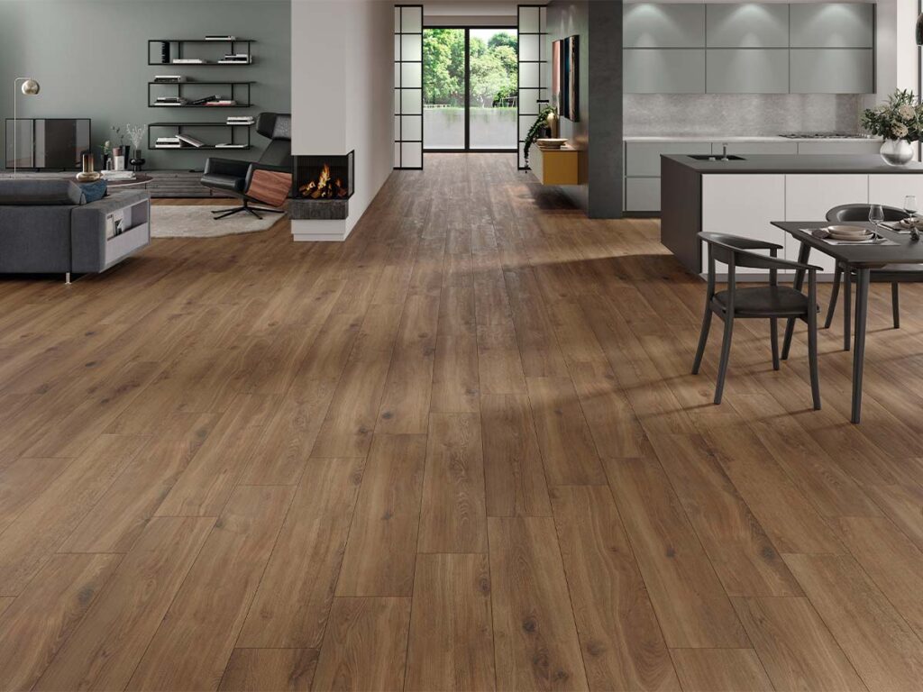 suelo porcelanico imitacion madera volte nogal