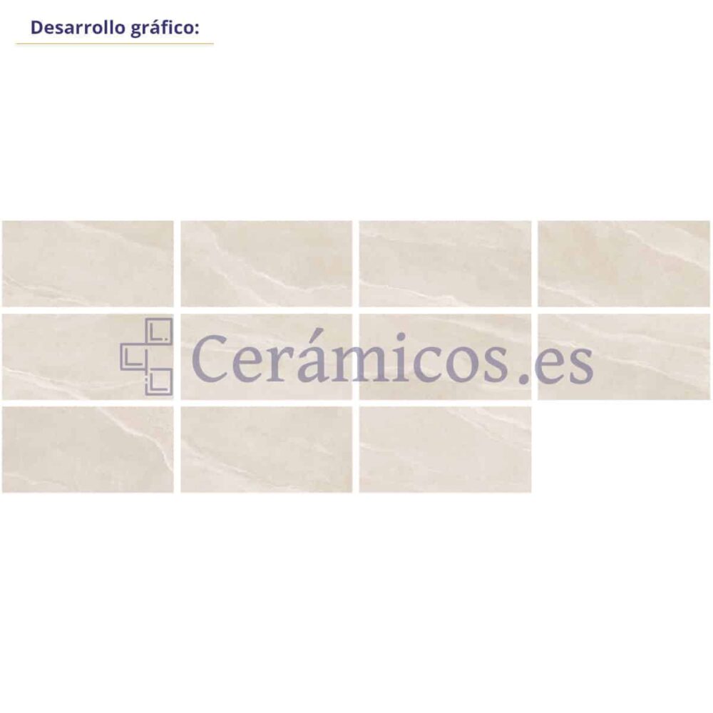 Porcelánico Austral Ivory 60×120 cm PUL Rect