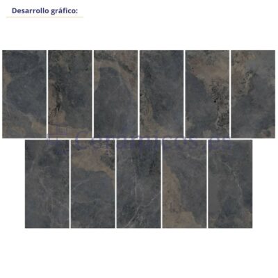 Suelo porcelánico Ulmo efecto piedra natural 59.5x120 cm C3 ARTENS