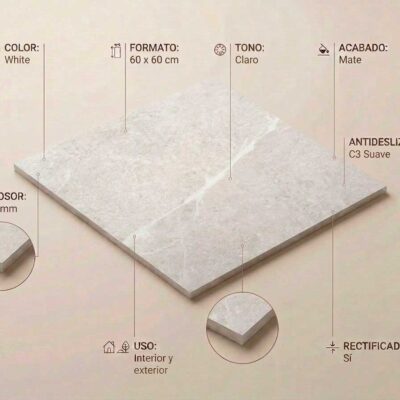 Gres porcelánico Bodo White
