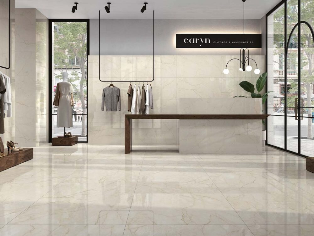 Porcelánico Caryn Cream 60×120 cm PUL Rect