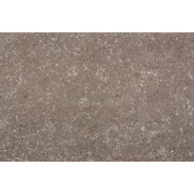 Primer plano de una baldosa Verity Natural, que muestra la textura y las vetas de su efecto piedra en un acabado de tonos tierra.