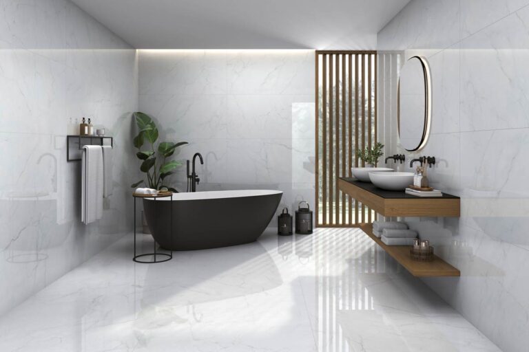 Porcelánico Caryn Bianco 60x120 cm PUL Rect