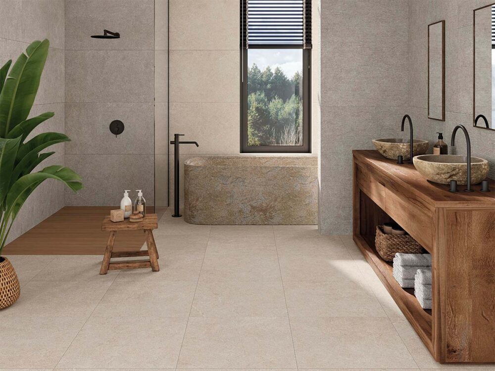 Porcelánico Hardy Ivory 100×100 cm MT Rect Antid