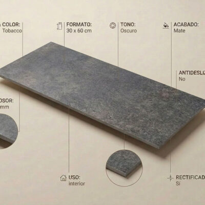Un azulejo de porcelánico Feroe