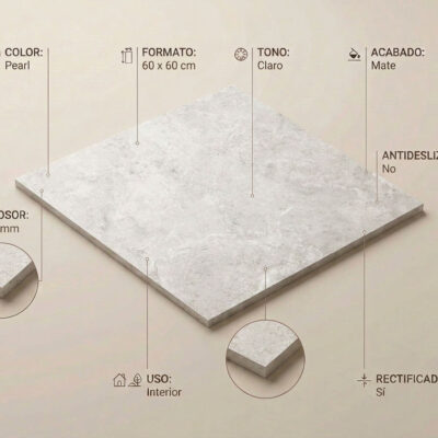 Azulejo porcelánico Gobi Pearl