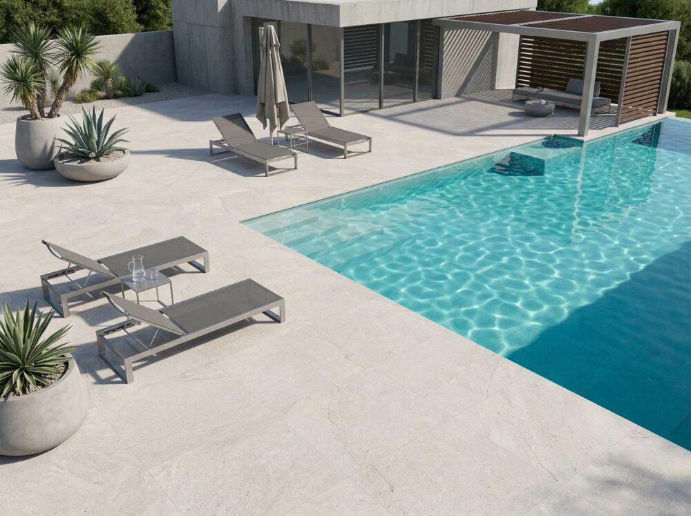 Porcelánico Sumum Pearl 100×100 cm MT Rect Antid