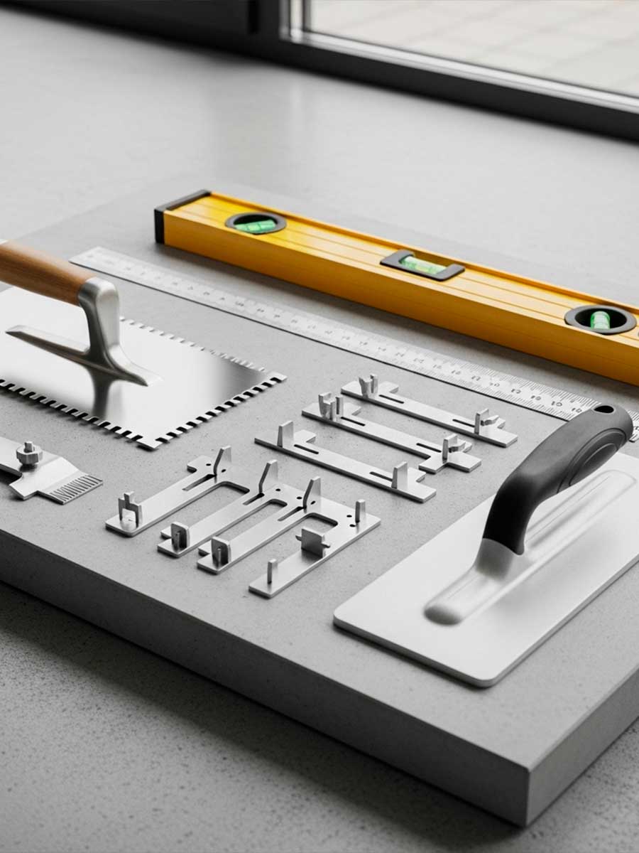 Cabecera de la categoría del blog Complementos y accesorios: perfiles, rodapiés, adhesivos y herramientas