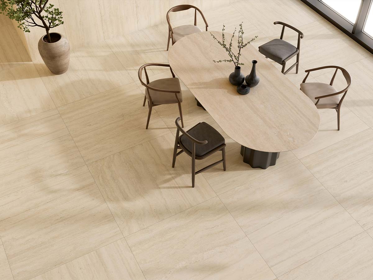 Porcelánico Sforza Ivory 60x120 Cm MT 6 Mm Rect | Ceramicos .es