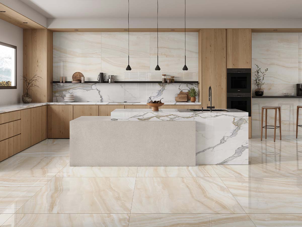 Porcelánico Chroma Ivory 60x120 Cm PUL Rect | Ceramicos.es