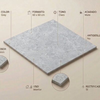 Baldosa de suelo porcelanico Char