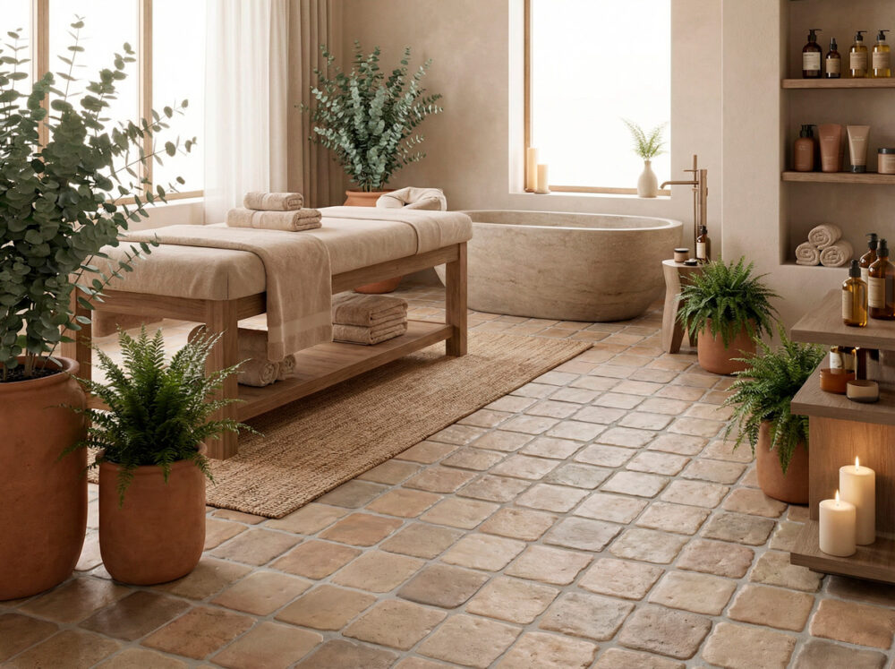 Porcelánico Benissa Teja 15×15 cm MT Antid