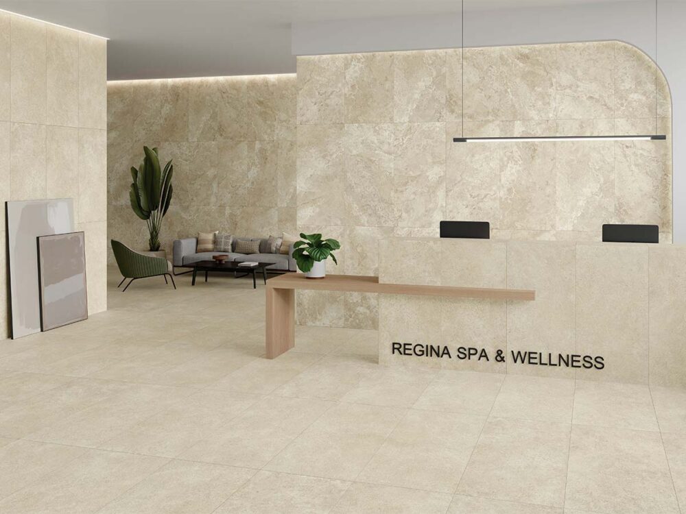 Porcelánico Regina Cream 60×60 cm MT Rect