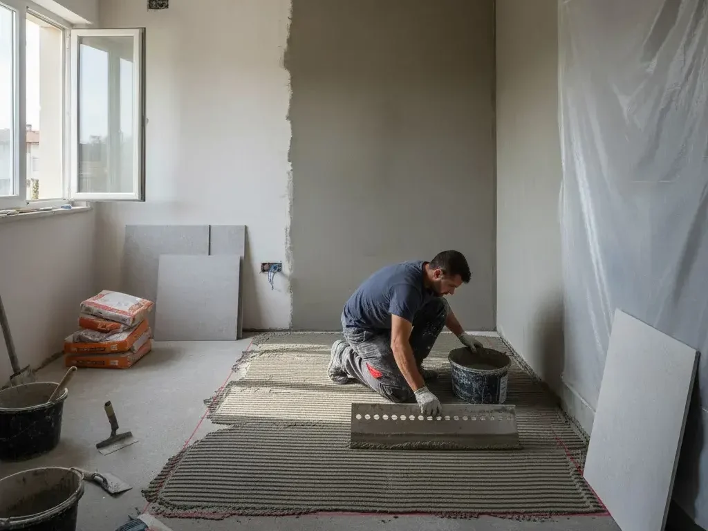5 errores en la instalación de azulejos que arruinarán tu reforma (y cómo evitarlos) 3 Nivelación del soporte antes de alicatar