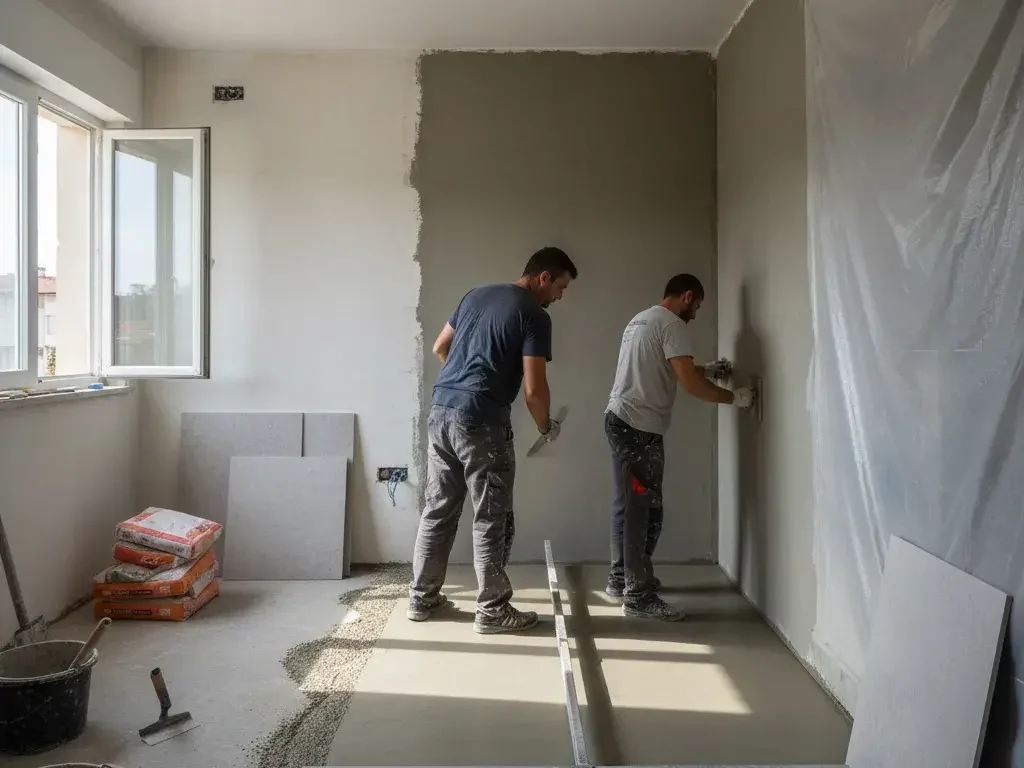 5 errores en la instalación de azulejos que arruinarán tu reforma (y cómo evitarlos) 5 Aplicación de adhesivo con llana dentada