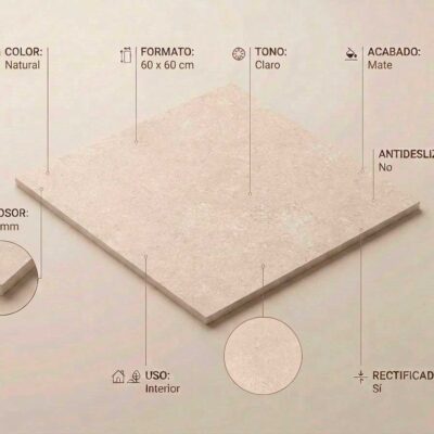 Porcelanico Leiria Natural 60x6