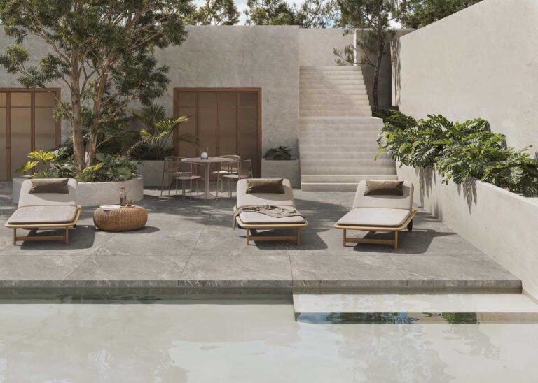 Porcelánico Lithos Pearl 100x100 cm MT Rect Antid