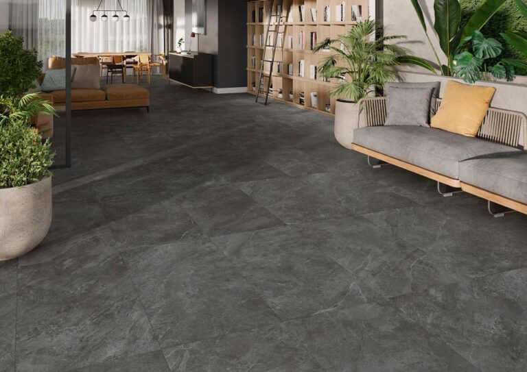 Porcelánico Indic Anthracite 60x60 cm MT Rect Nanotech