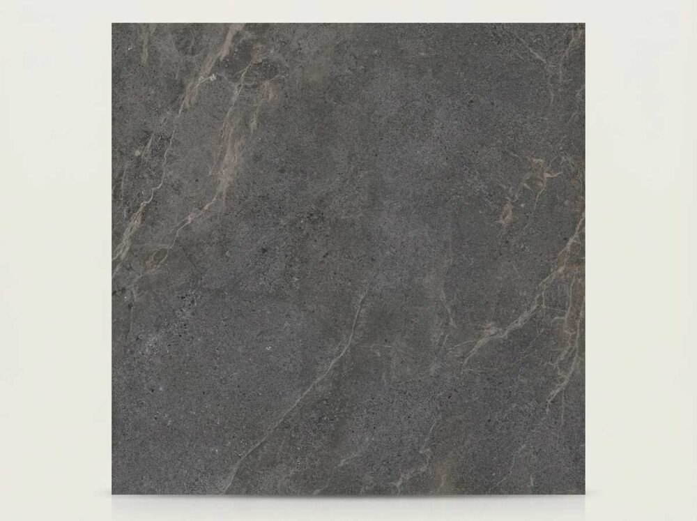 Porcelánico Lithos Anthracite 100×100 cm MT Rect Antid