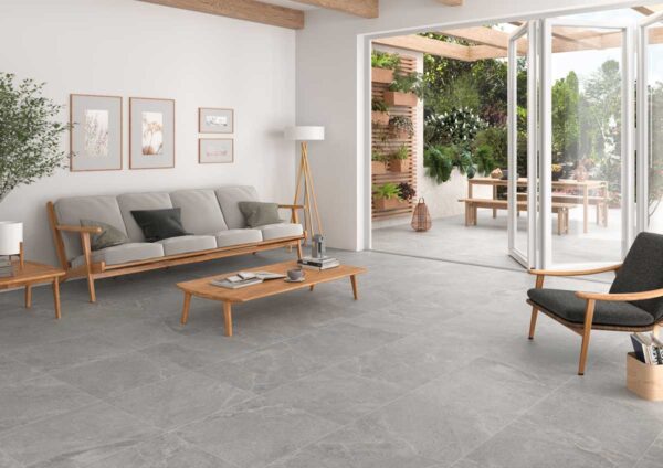 Porcelánico Lithos Grey 60x60 cm MT Rect