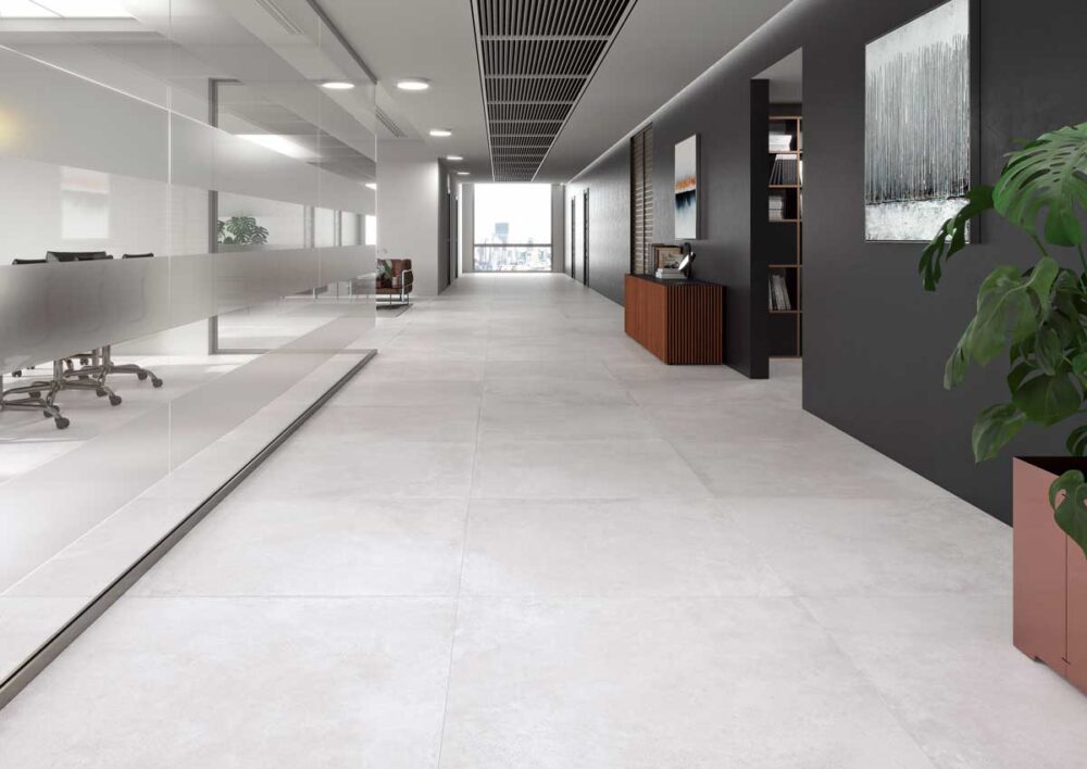 Porcelánico Lorraine White 100×100 cm MT Rect