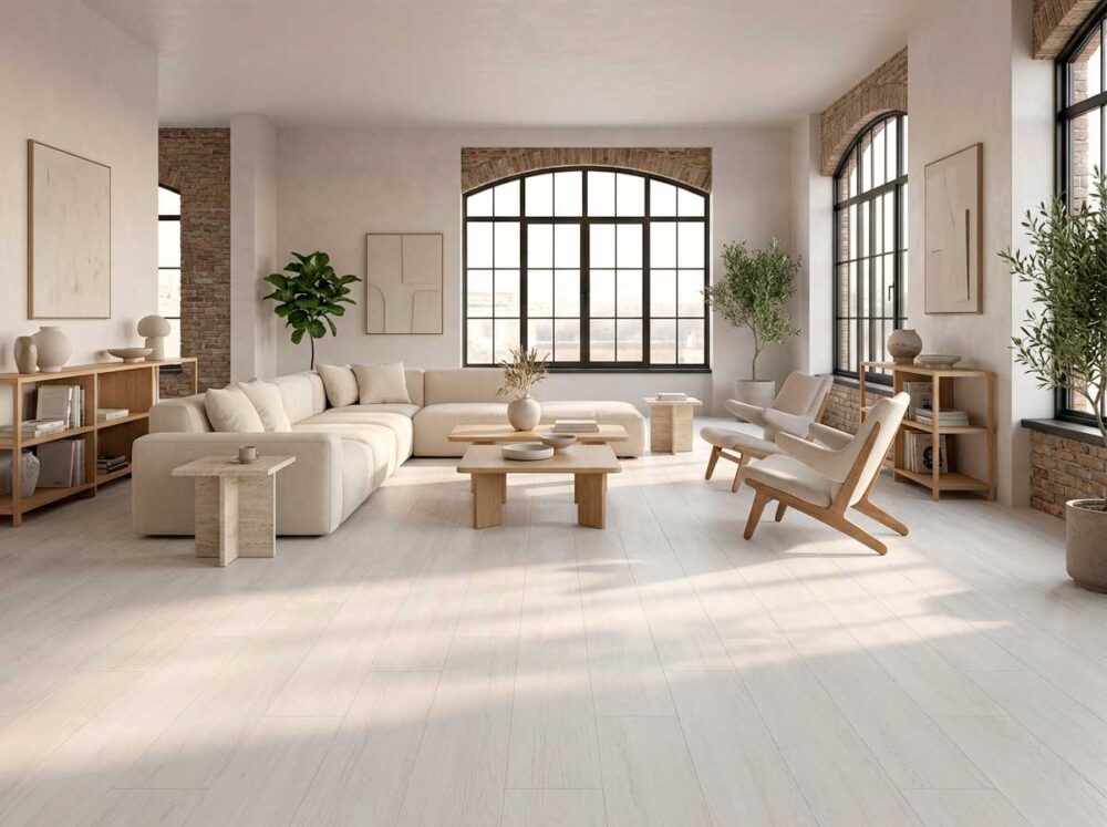 Porcelánico Ninsba White 23×120 cm MT Rect