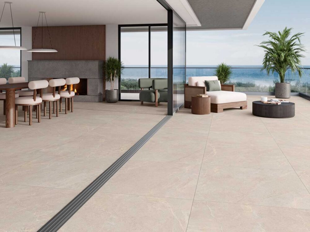 Porcelánico Lithos Sand 60×120 cm MT Rect