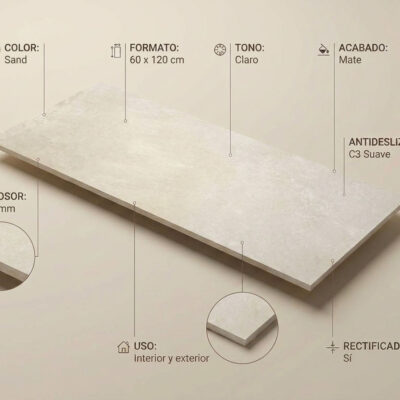 Suelo porcelánico Stoneage Sand