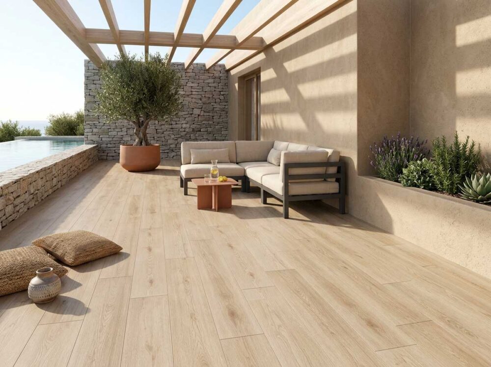 Porcelánico Nordby Natural 23×120 cm MT Rect Nanotech