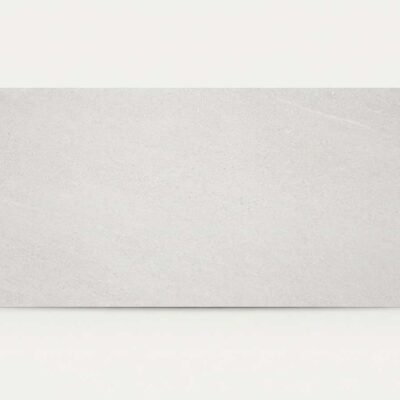 Azulejo Halton White, un suelo porcelánico blanco con textura imitación