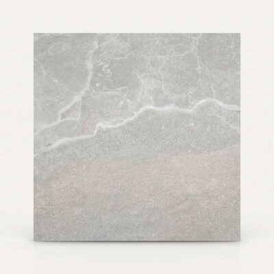 Suelo porcelánico gris con vetas de mármol Bodo Grey