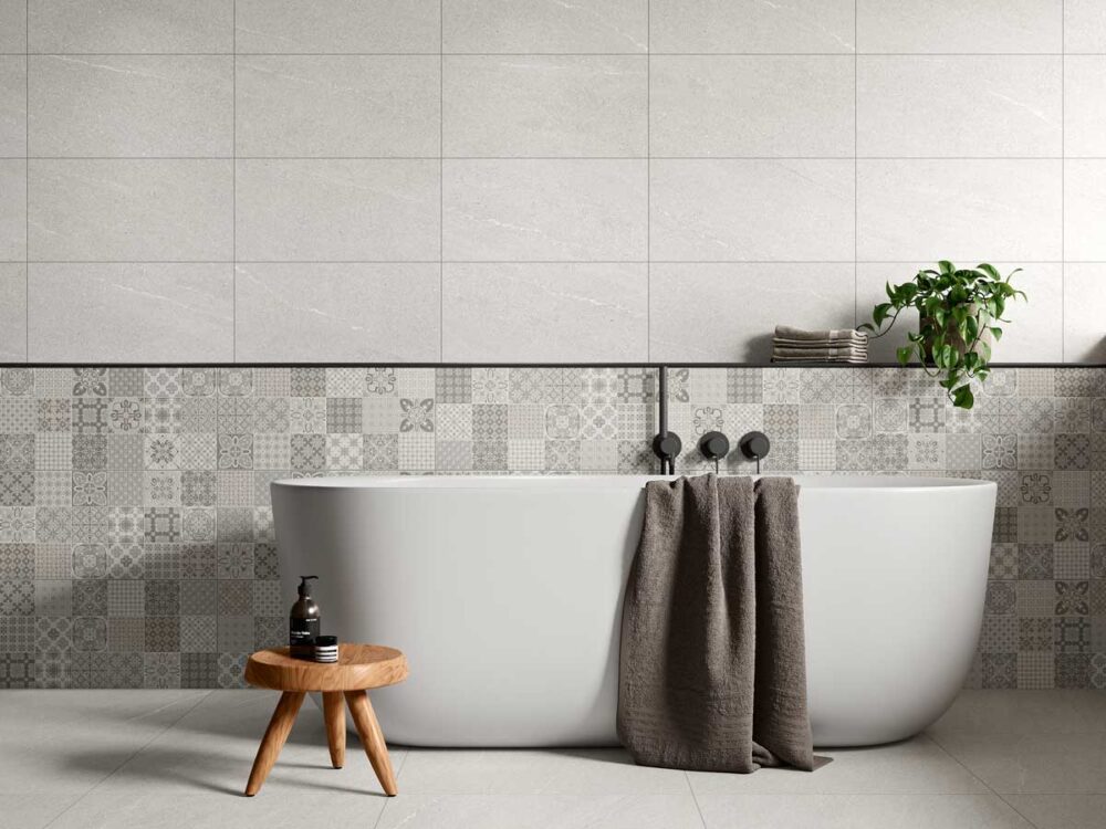 Porcelánico Halton White 60×120 cm MT Rect