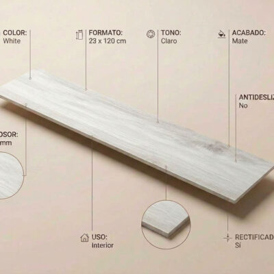 Un azulejo de suelo porcelánico de
