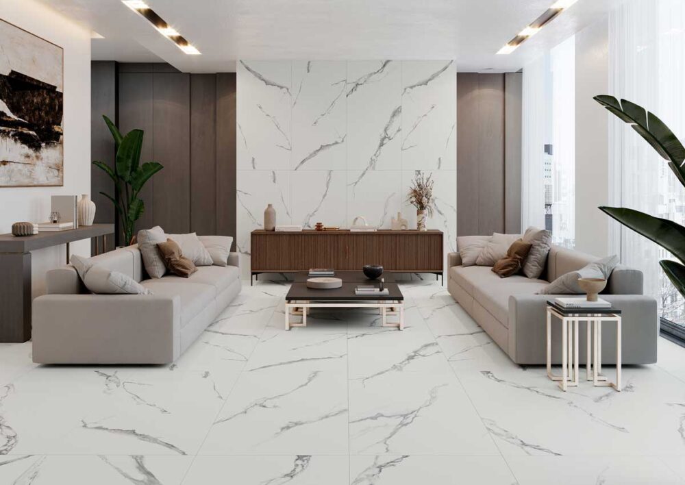 Porcelánico Pune Blanco 100×100 cm SAT Rect