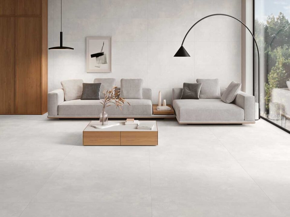 Porcelánico Balance White 100×100 cm MT Rect