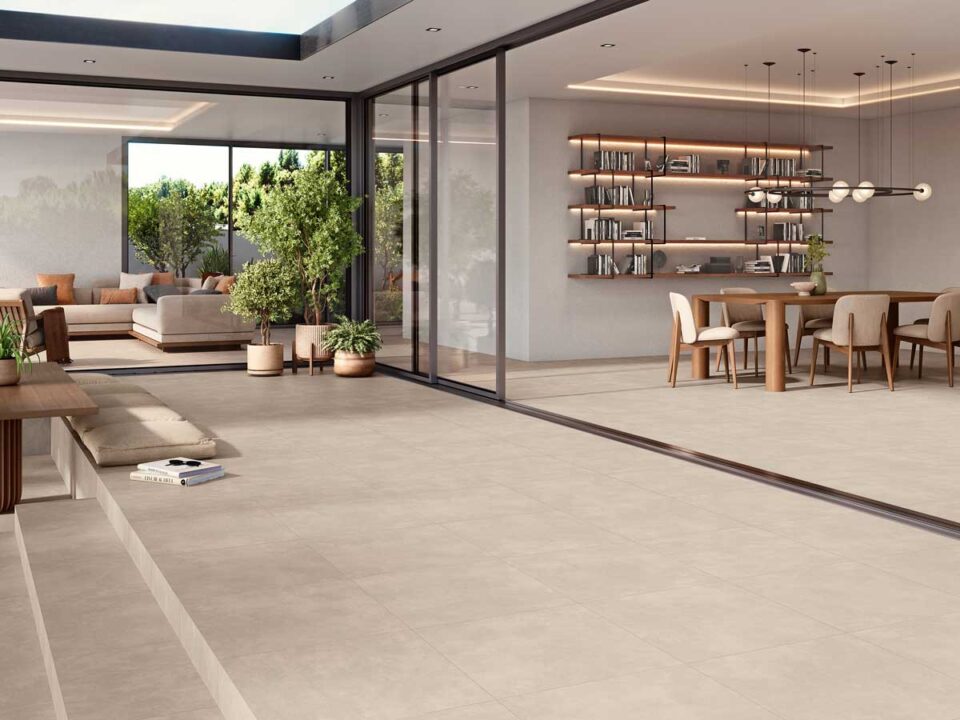 Porcelánico Balance Cream 100×100 cm MT Rect